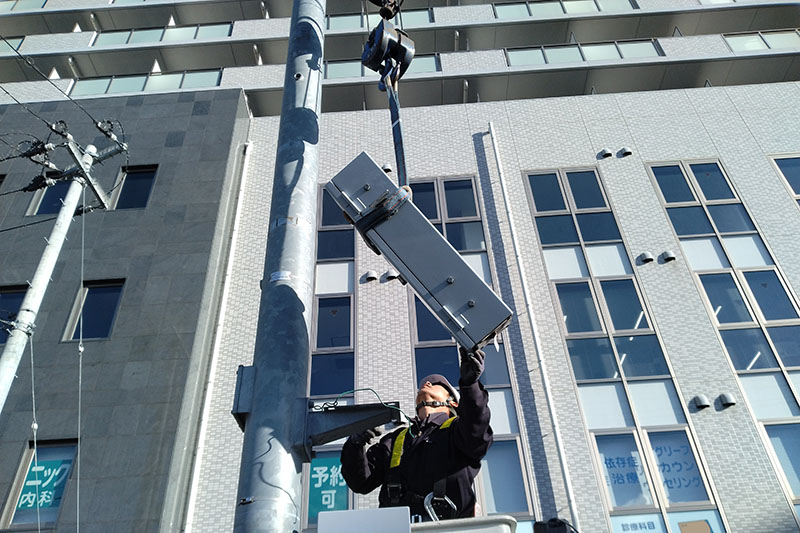 宮城県での工事業務の写真