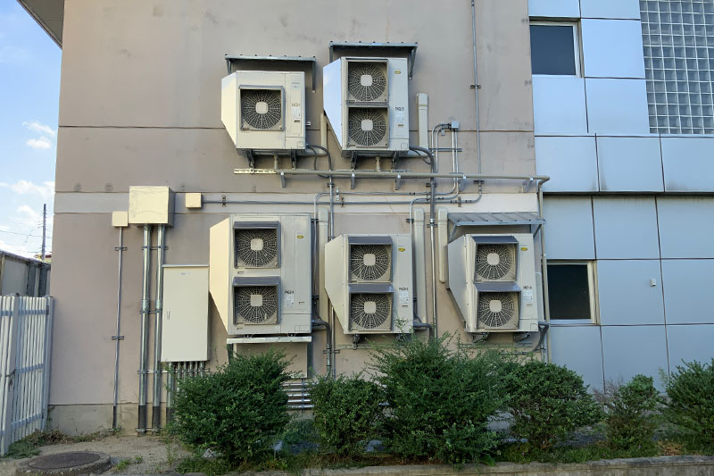 元木公民館空調改修工事の写真