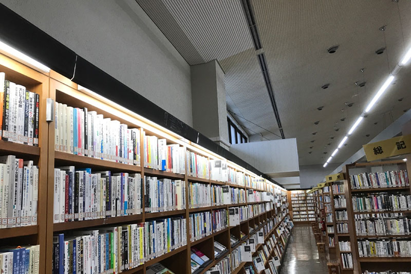 図書館電気設備改修工事の写真